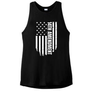 14th Amendment Flag Political America Usa Rights Ladies PosiCharge Tri-Blend Wicking Tank