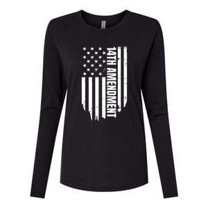 14th Amendment Flag Political America Usa Rights Womens Cotton Relaxed Long Sleeve T-Shirt