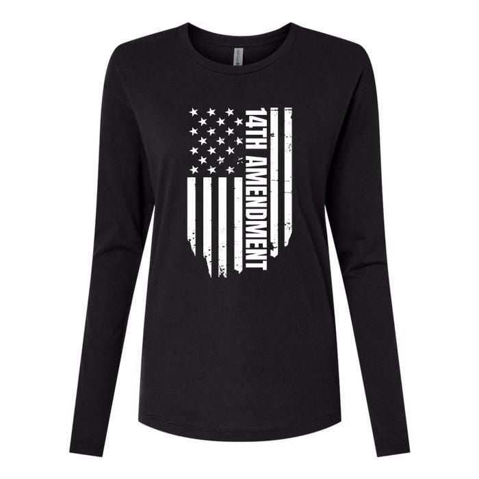 14th Amendment Flag Political America Usa Rights Womens Cotton Relaxed Long Sleeve T-Shirt