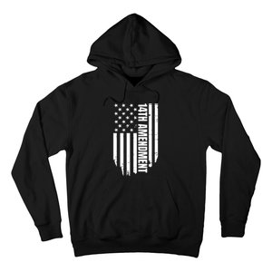 14th Amendment Flag Political America Usa Rights Hoodie