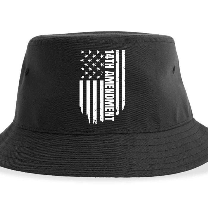 14th Amendment Flag Political America Usa Rights Sustainable Bucket Hat