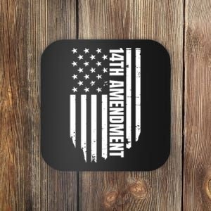 14th Amendment Flag Political America Usa Rights Coaster