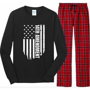 14th Amendment Flag Political America Usa Rights Long Sleeve Pajama Set