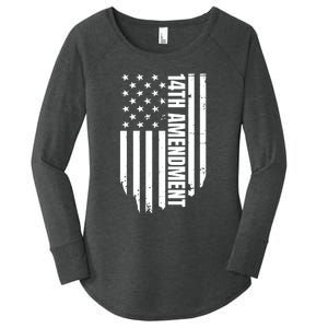 14th Amendment Flag Political America Usa Rights Women's Perfect Tri Tunic Long Sleeve Shirt