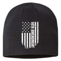 14th Amendment Flag Political America Usa Rights Sustainable Beanie