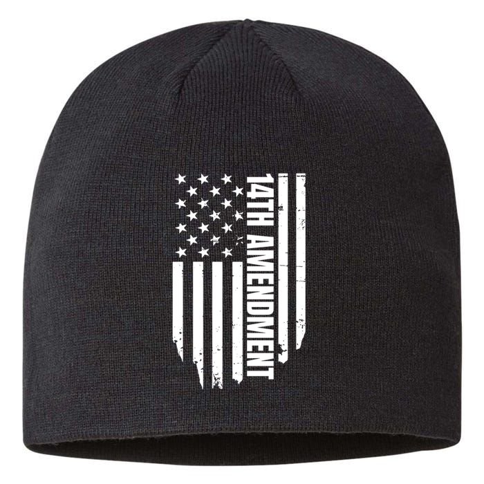 14th Amendment Flag Political America Usa Rights Sustainable Beanie