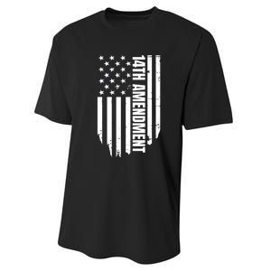 14th Amendment Flag Political America Usa Rights Performance Sprint T-Shirt