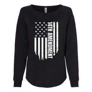 14th Amendment Flag Political America Usa Rights Womens California Wash Sweatshirt