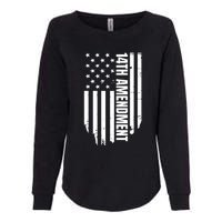 14th Amendment Flag Political America Usa Rights Womens California Wash Sweatshirt