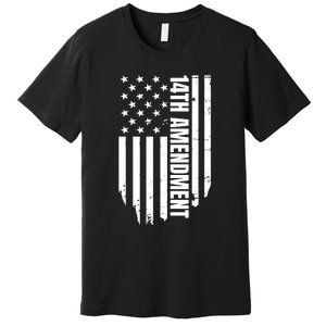 14th Amendment Flag Political America Usa Rights Premium T-Shirt