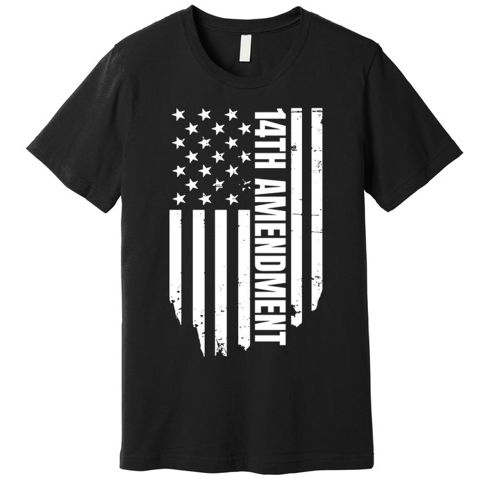 14th Amendment Flag Political America Usa Rights Premium T-Shirt