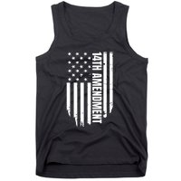 14th Amendment Flag Political America Usa Rights Tank Top