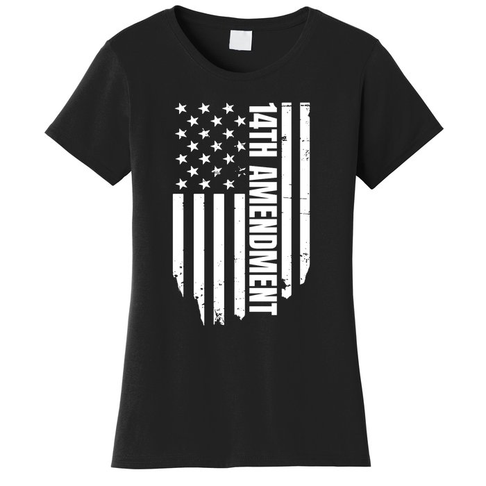 14th Amendment Flag Political America Usa Rights Women's T-Shirt