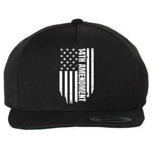 14th Amendment Flag Political America Usa Rights Wool Snapback Cap