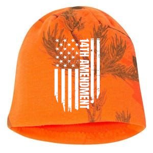 14th Amendment Flag Political America Usa Rights Kati - Camo Knit Beanie