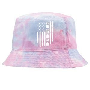 14th Amendment Flag Political America Usa Rights Tie-Dyed Bucket Hat