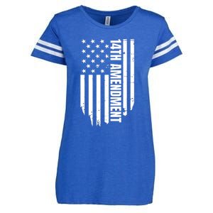 14th Amendment Flag Political America Usa Rights Enza Ladies Jersey Football T-Shirt