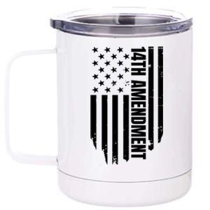 14th Amendment Flag Political America Usa Rights 12 oz Stainless Steel Tumbler Cup