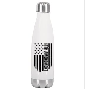 14th Amendment Flag Political America Usa Rights Stainless Steel Insulated Water Bottle