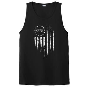 1776 American Flag Betsy Ross 13 Stars PosiCharge Competitor Tank