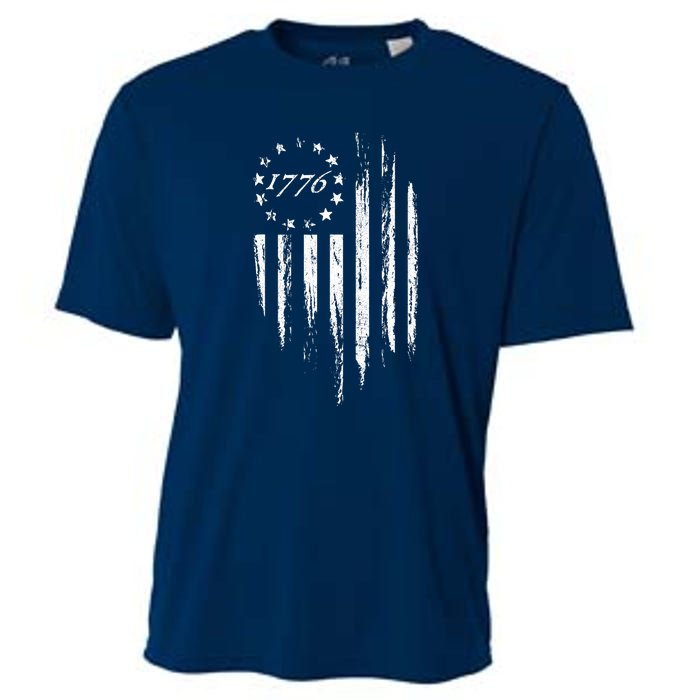 1776 American Flag Betsy Ross 13 Stars Cooling Performance Crew T-Shirt