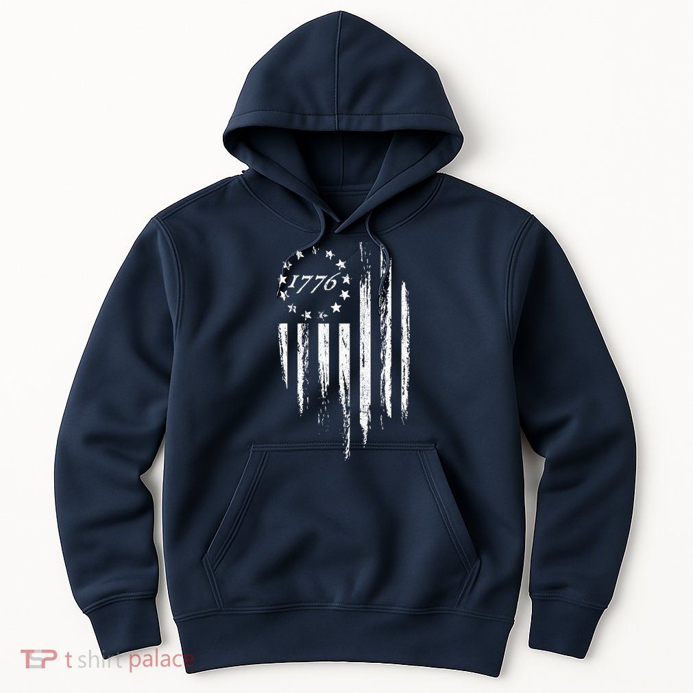 1776 American Flag Betsy Ross 13 Stars Hoodie