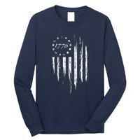 1776 American Flag Betsy Ross 13 Stars Long Sleeve Shirt