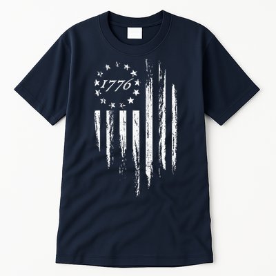 1776 American Flag Betsy Ross 13 Stars Tall T-Shirt