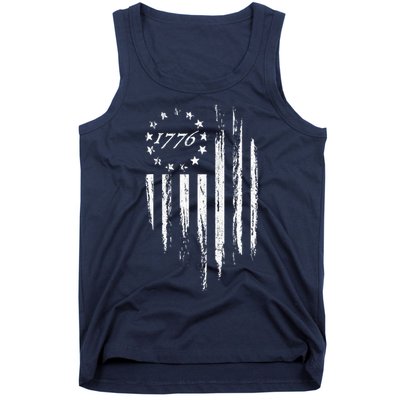 1776 American Flag Betsy Ross 13 Stars Tank Top