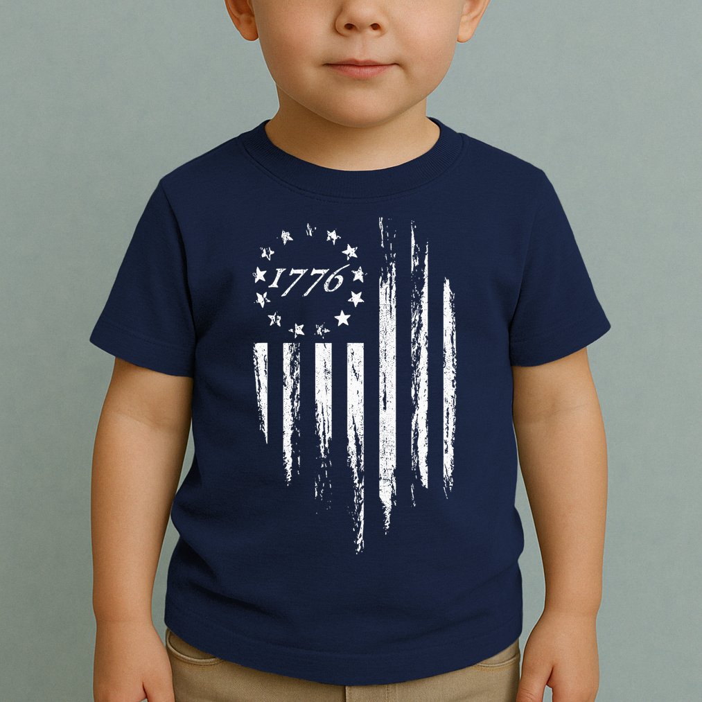 1776 American Flag Betsy Ross 13 Stars Toddler T-Shirt