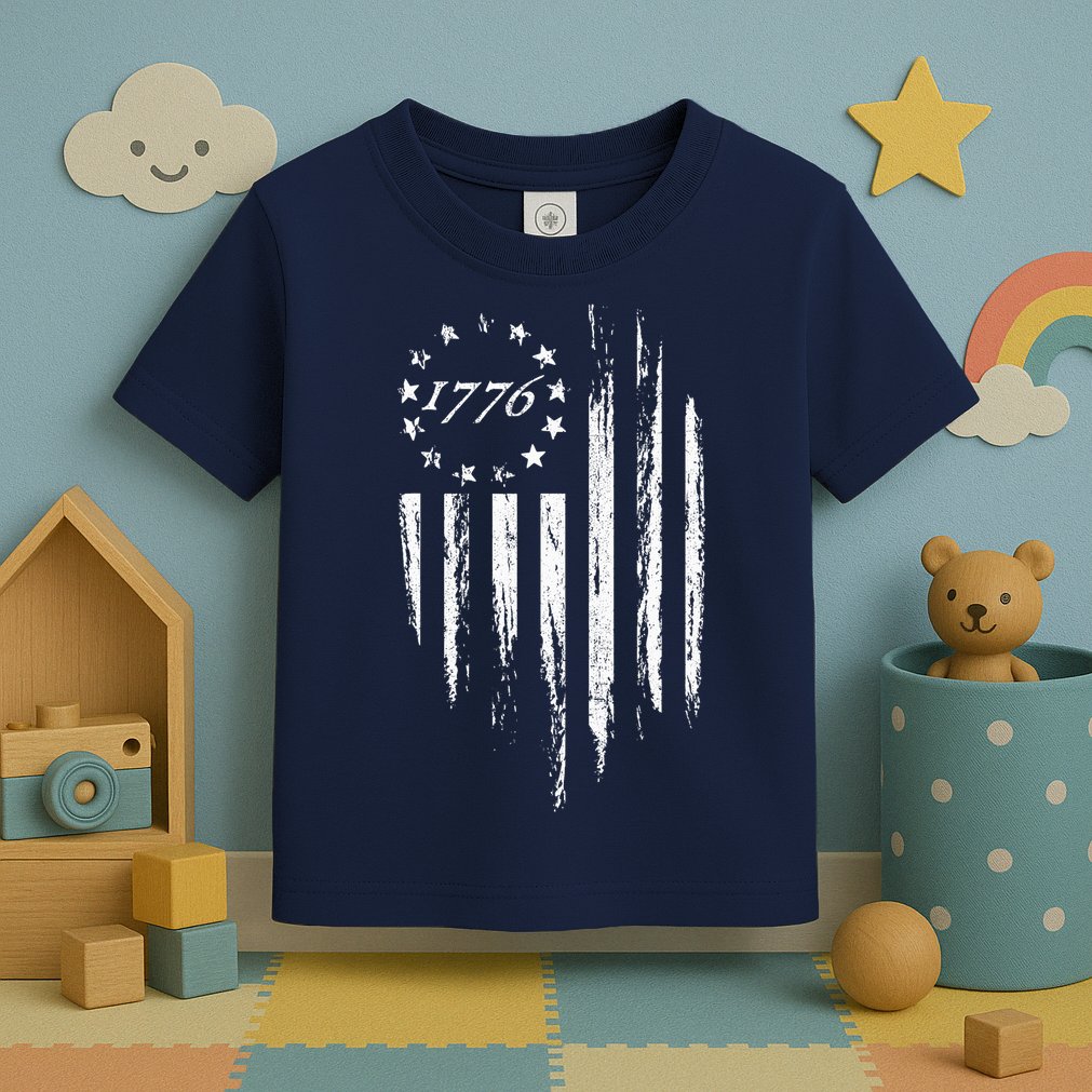 1776 American Flag Betsy Ross 13 Stars Toddler T-Shirt