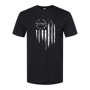 1776 American Flag Betsy Ross 13 Stars Softstyle CVC T-Shirt