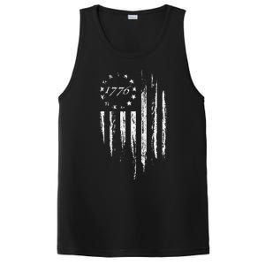 1776 American Flag Betsy Ross 13 Stars Usa PosiCharge Competitor Tank