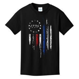 1776 American Flag Betsy Ross 13 Stars Usa Gift Kids T-Shirt