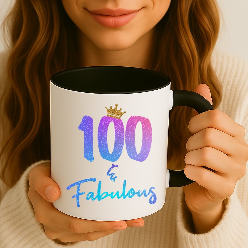 100 And Fabulous For 100th Birthday Cute Gift Mug
