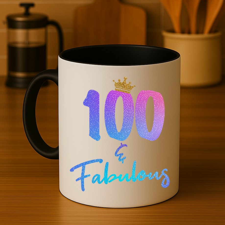 100 And Fabulous For 100th Birthday Cute Gift Mug