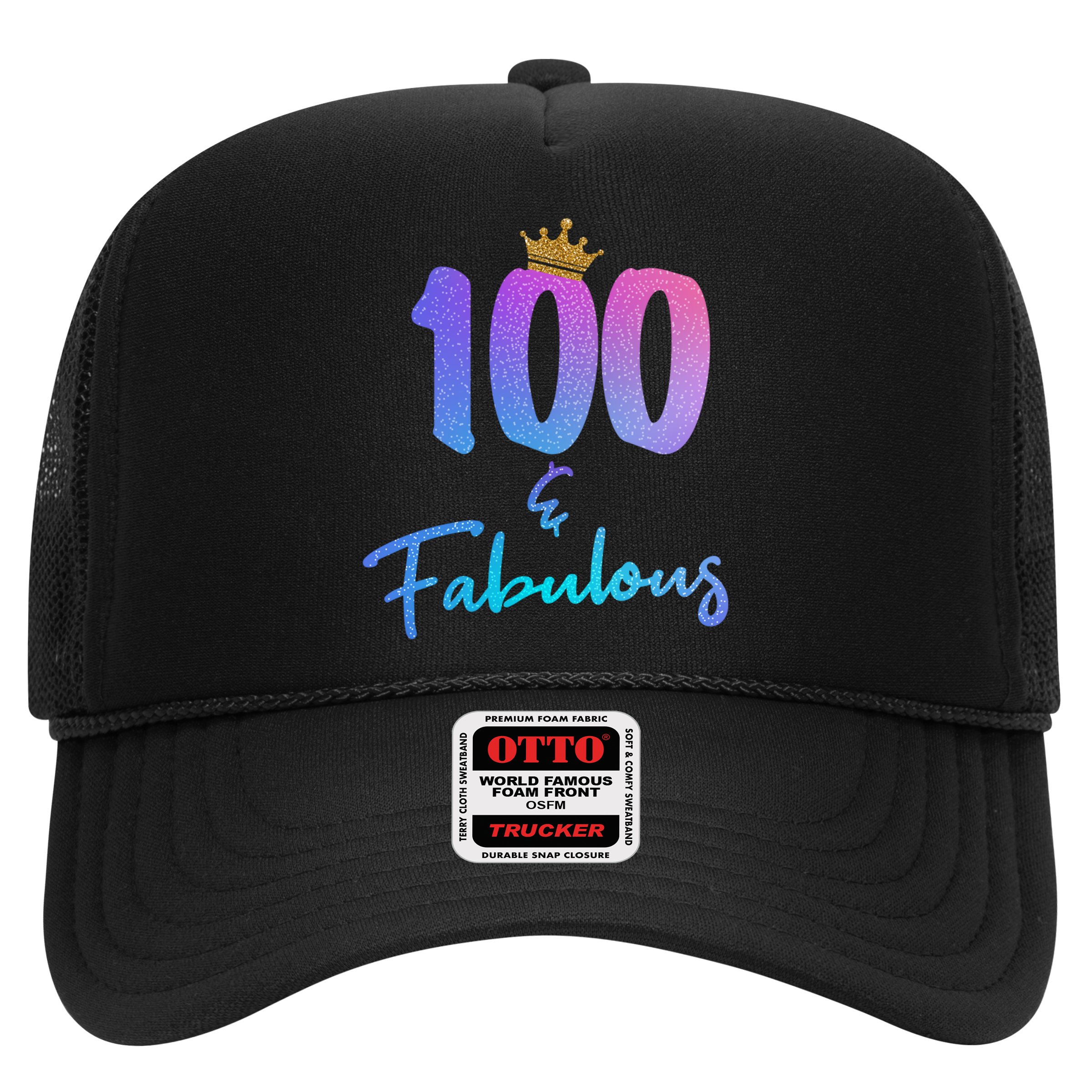 100 And Fabulous For 100th Birthday Cute Gift Hat