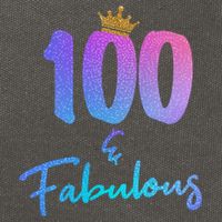 100 And Fabulous For 100th Birthday Cute Gift Cotton Canvas Backpack
