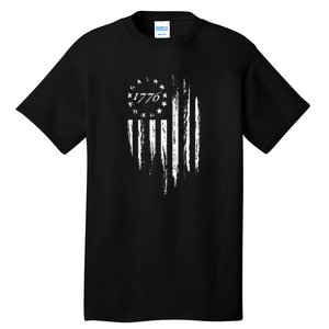 1776 American Flag Betsy Ross 13 Stars USA 4th Of July Tall T-Shirt