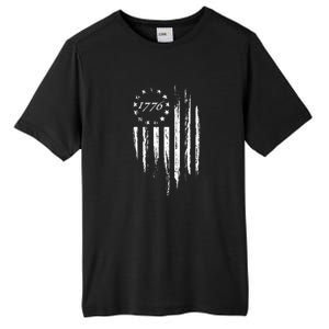 1776 American Flag Betsy Ross 13 Stars USA 4th Of July Tall Fusion ChromaSoft Performance T-Shirt