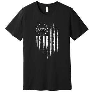 1776 American Flag Betsy Ross 13 Stars USA 4th Of July Premium T-Shirt