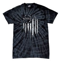 1776 American Flag Betsy Ross 13 Stars USA 4th Of July Tie-Dye T-Shirt