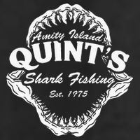 1975 Amity Island QuintS Shark Fishing 7 Panel Mesh Trucker Snapback Hat