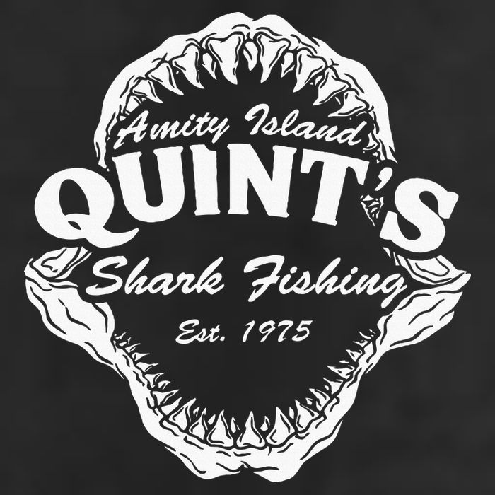 1975 Amity Island QuintS Shark Fishing 7 Panel Mesh Trucker Snapback Hat