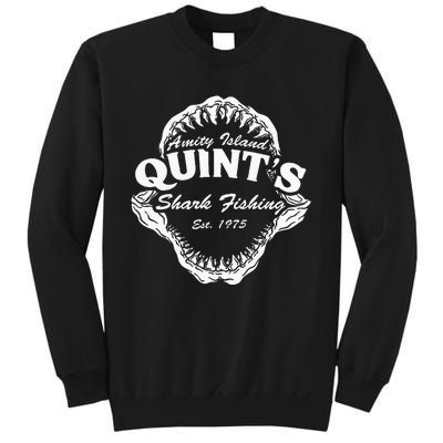 1975 Amity Island QuintS Shark Fishing Sweatshirt