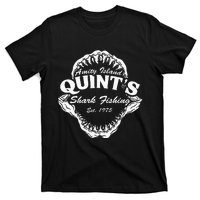 1975 Amity Island QuintS Shark Fishing T-Shirt