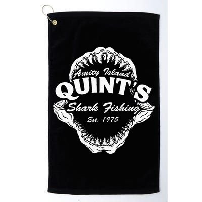 1975 Amity Island QuintS Shark Fishing Golf Towel