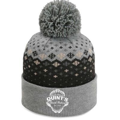 1975 Amity Island Quints Shark Fishing Classic Retro The Baniff Cuffed Pom Beanie