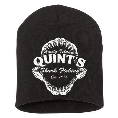 1975 Amity Island Quints Shark Fishing Classic Retro Short Acrylic Beanie