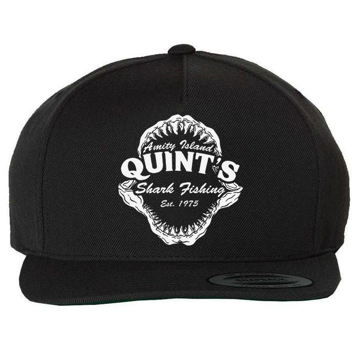 1975 Amity Island Quints Shark Fishing Classic Retro Wool Snapback Cap